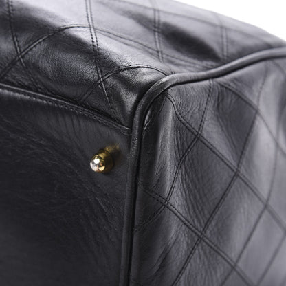 Chanel Calfskin Stitched CC Boston Black 11 of 21
