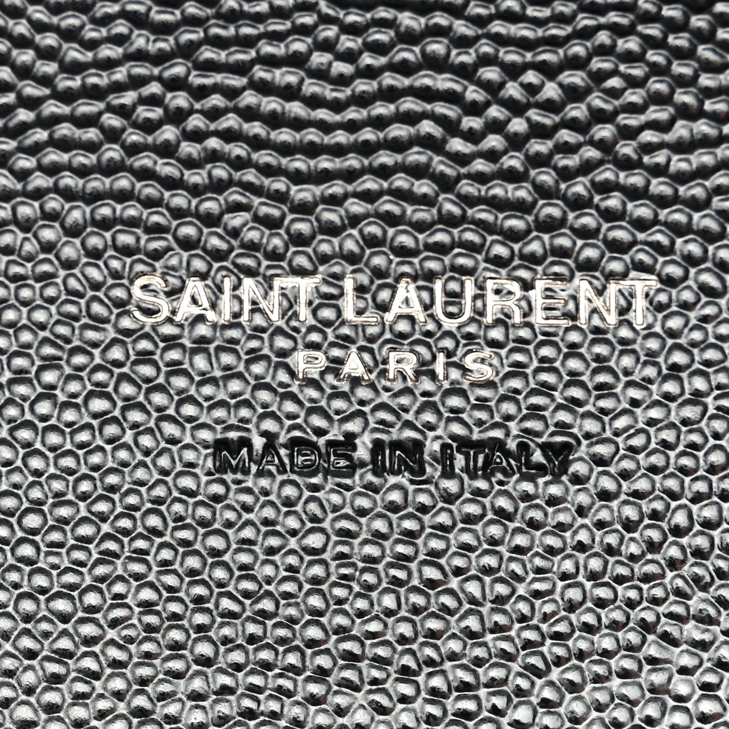 Grain De Poudre Matelasse Chevron Monogram Monochrome Envelope Clutch Black