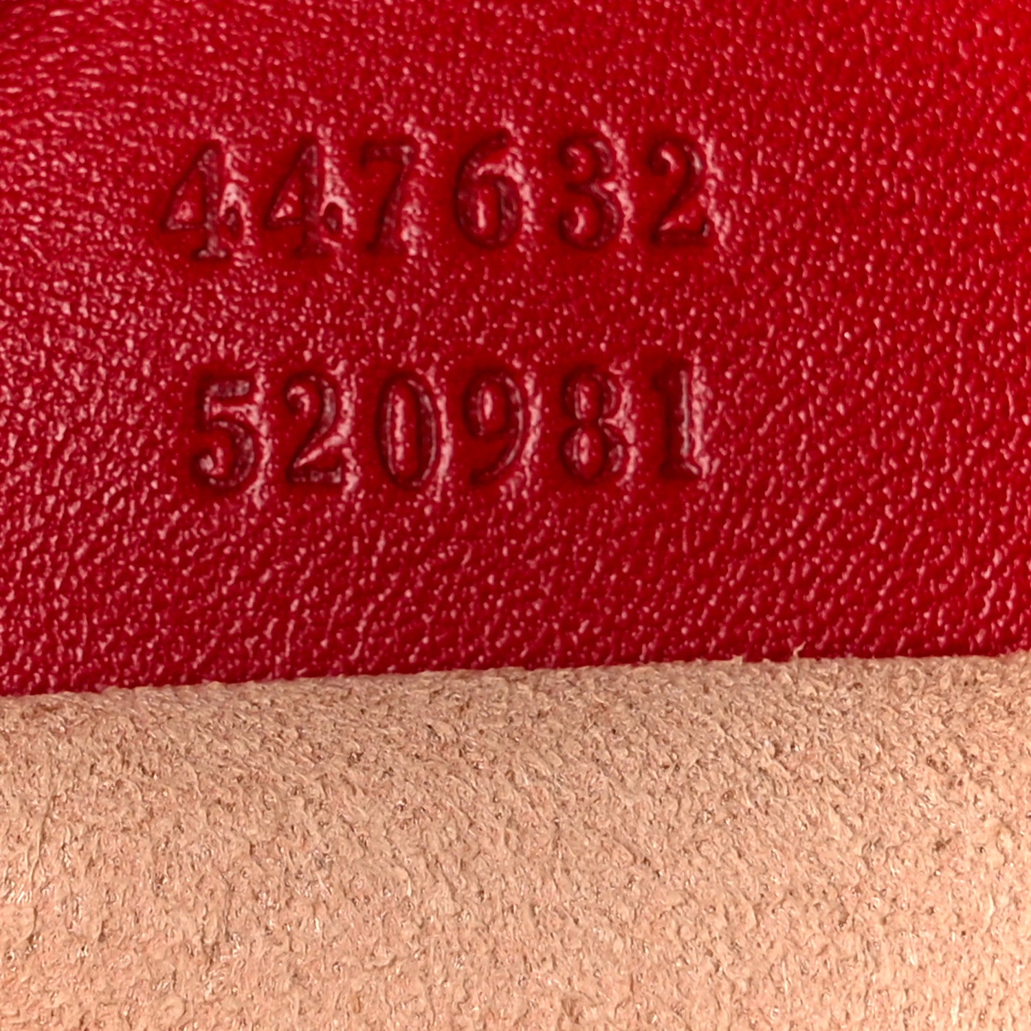 Gucci Calfskin Matelasse Small GG Marmont Chain Shoulder Bag Hibiscus Red 7 of 11
