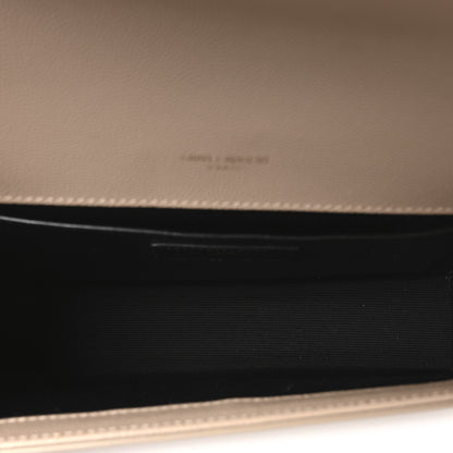 Saint Laurent Grain De Poudre Medium Monogram Kate Satchel Dark Beige 5 of 10