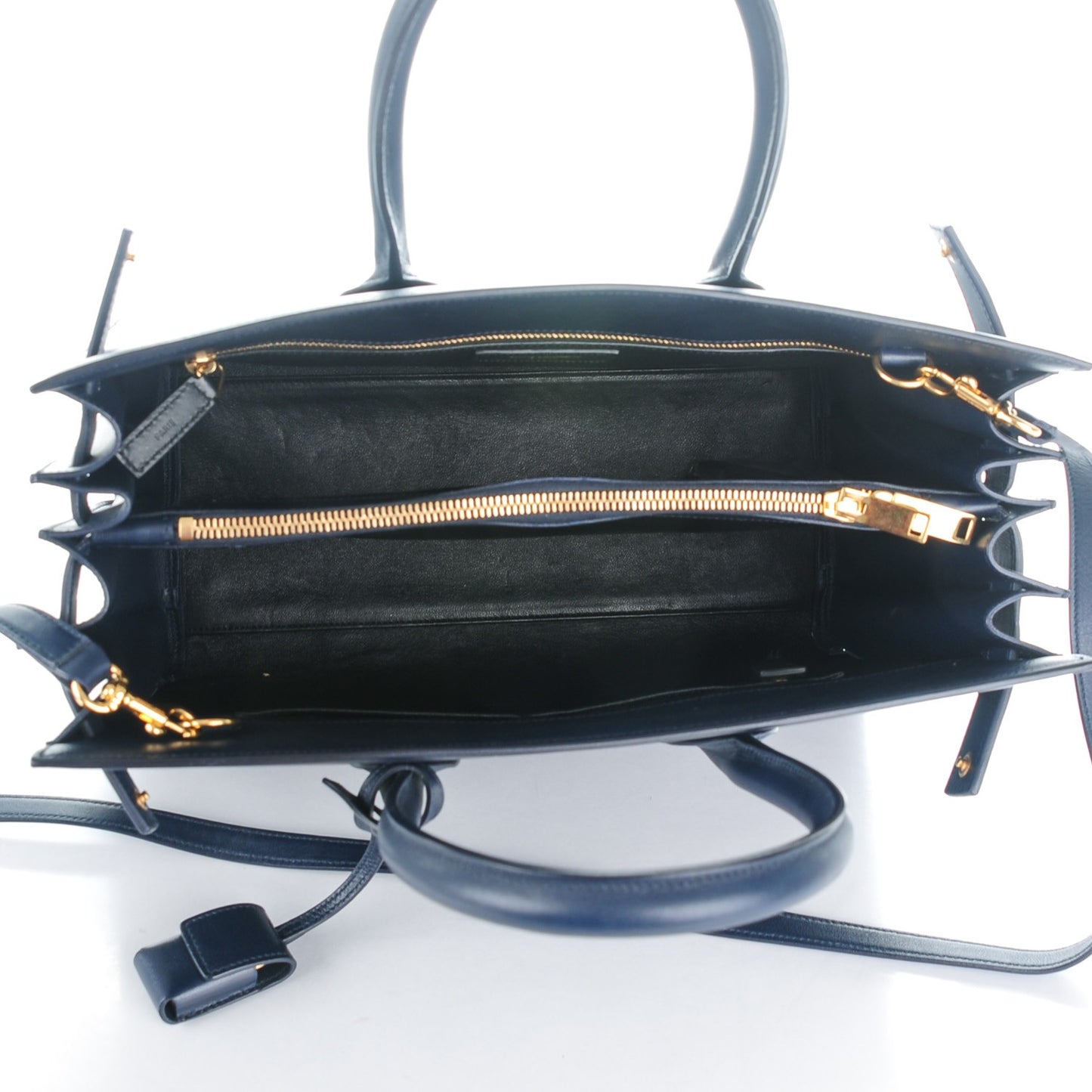 Calfskin Small Sac De Jour Navy