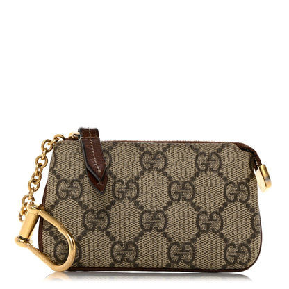 Gucci GG Supreme Monogram Key Case Brown 1 of 7