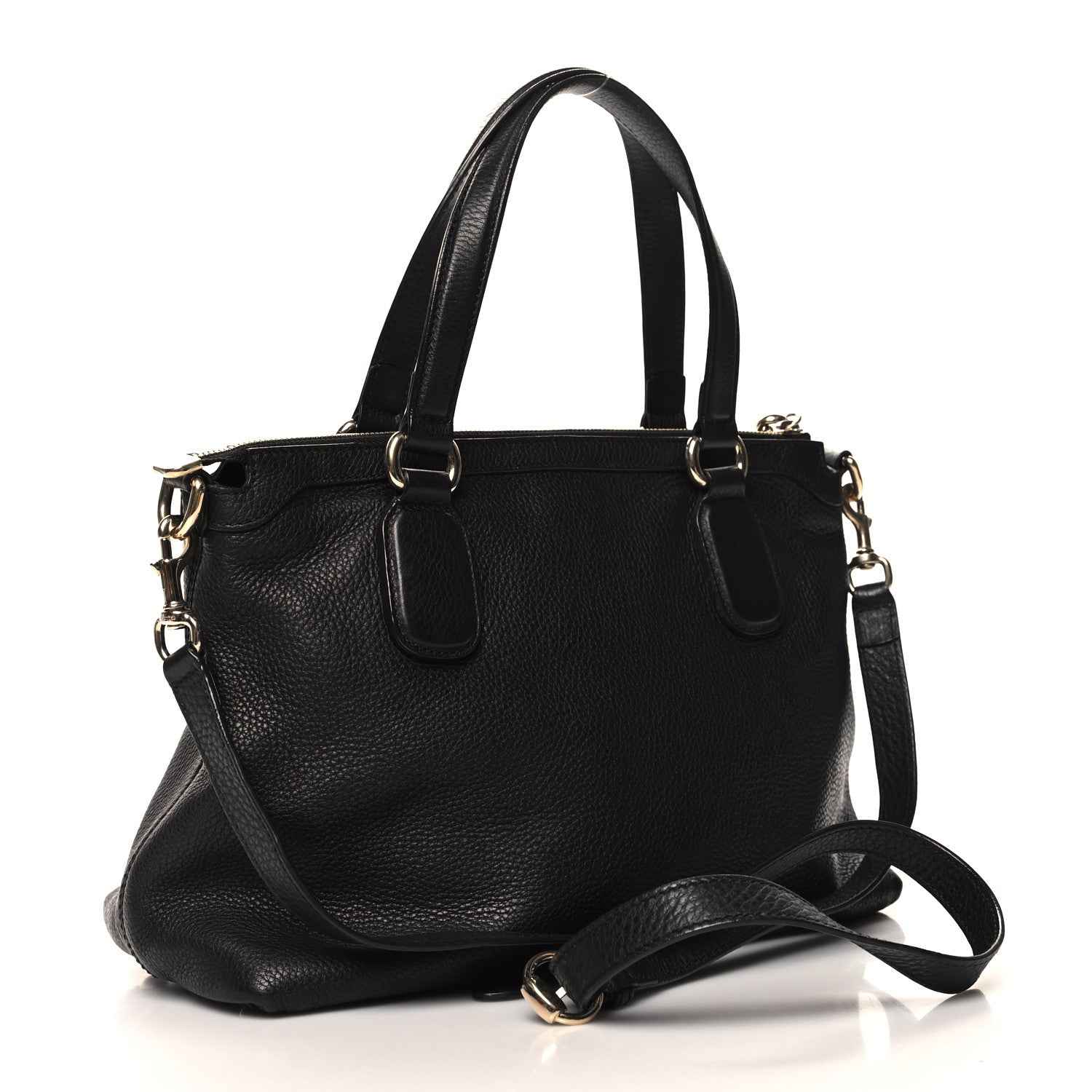 Gucci Cellarius Calfskin Small Soho Top Handle Satchel Black 3 of 10