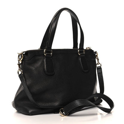 Gucci Cellarius Calfskin Small Soho Top Handle Satchel Black 3 of 10
