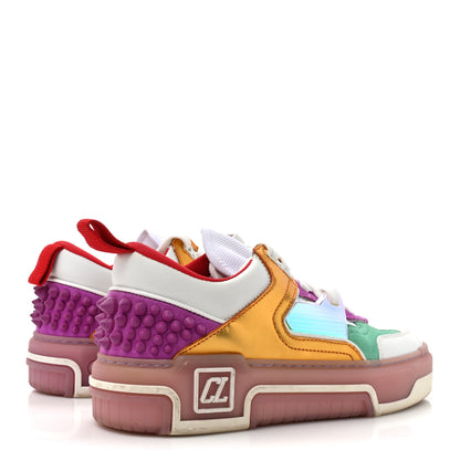 Christian Louboutin Calfskin Suede Spike Astroloubi Donna Low Top Sneakers 36 Kismet Supernova 6 of 11