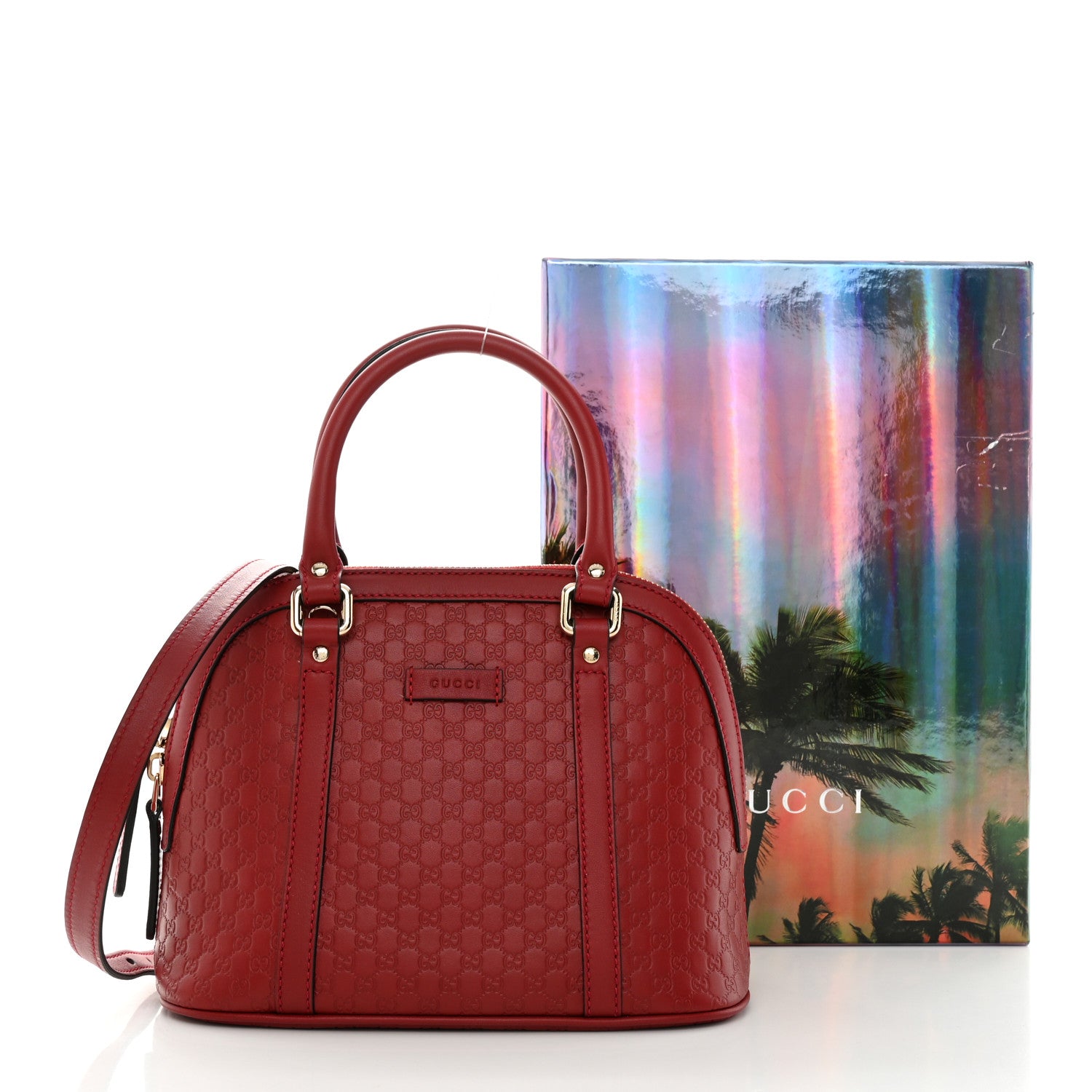 Gucci Soft Microguccissima Mini Dome Bag Rosso 12 of 12