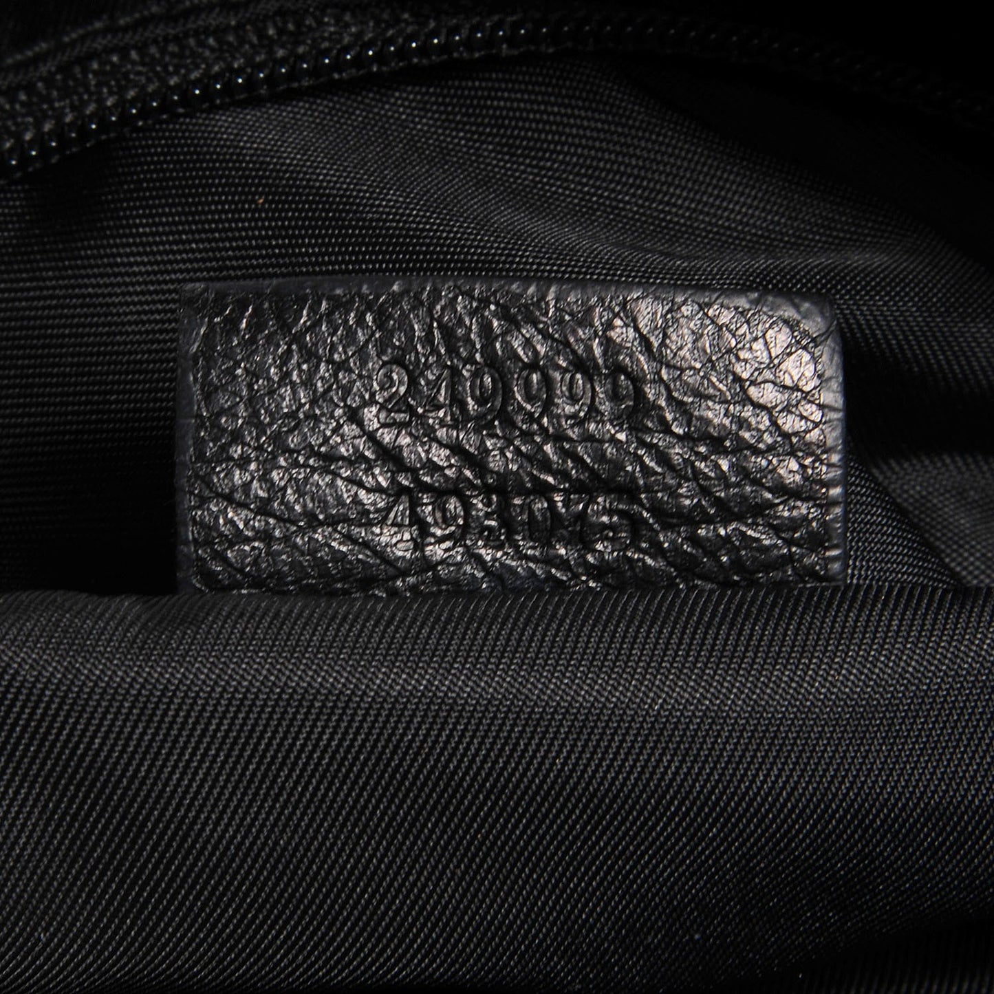 Guccissima Large Full Moon Tote Black