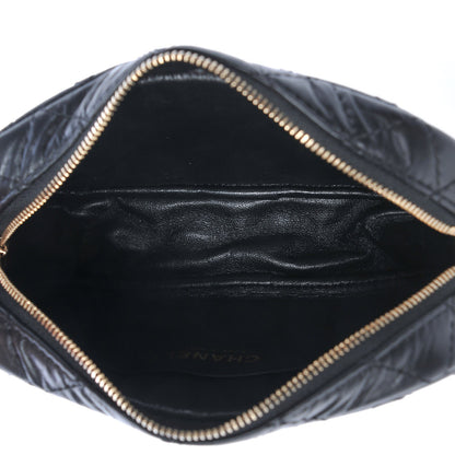 Chanel Aged Calfskin Quilted Mini Lucky Charm Reissue Camera Case Black 5 of 7