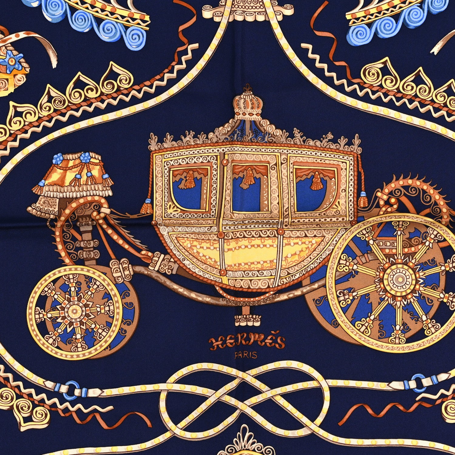 Hermes Silk Paperoles Scarf 90 2 of 3