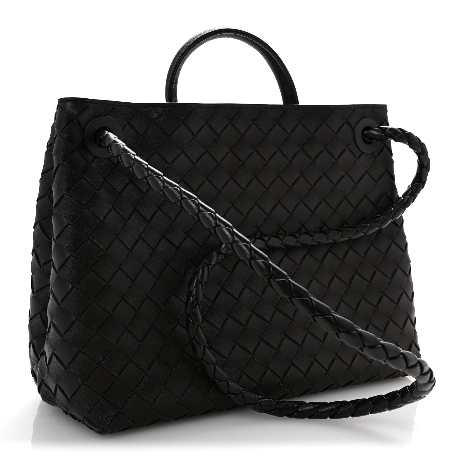 Bottega Veneta Nappa Intrecciato Medium Andiamo Shoulder Bag Fondant 3 of 9