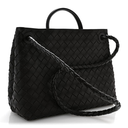 Bottega Veneta Nappa Intrecciato Medium Andiamo Shoulder Bag Fondant 3 of 9
