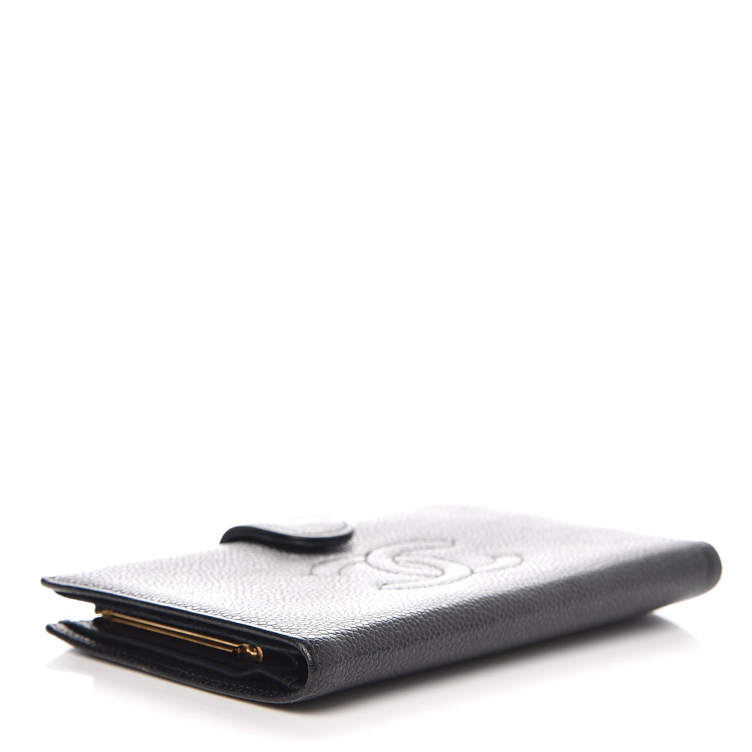 Chanel Caviar Timeless CC French Wallet Black 4 of 11