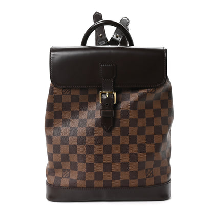 Louis Vuitton Damier Ebene Soho Backpack 1 of 9