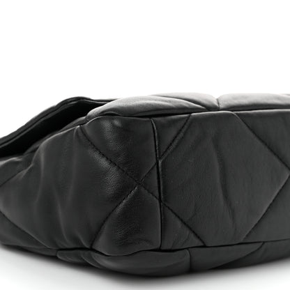 Chanel Lambskin Quilted Medium Chanel 19 Flap Black 9 of 10