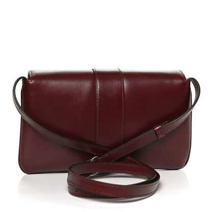 Gucci Vitello Palmellato Lux Small Arli Flap Shoulder Bag Vintage Bordeaux 3 of 11