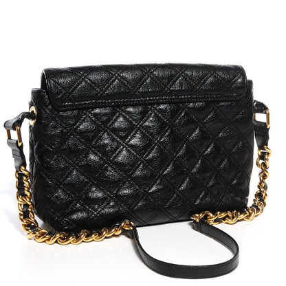 Marc Jacobs Lacquered Leather The Large Single Flap Black 3 of 8