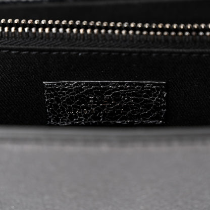 Versace Metallic Calfksin Virtus Wallet On Chain Grey 6 of 10
