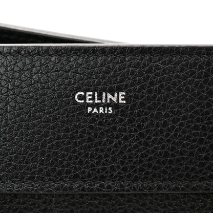 Celine Drummed Calfskin Micro Luggage Black 6 of 10