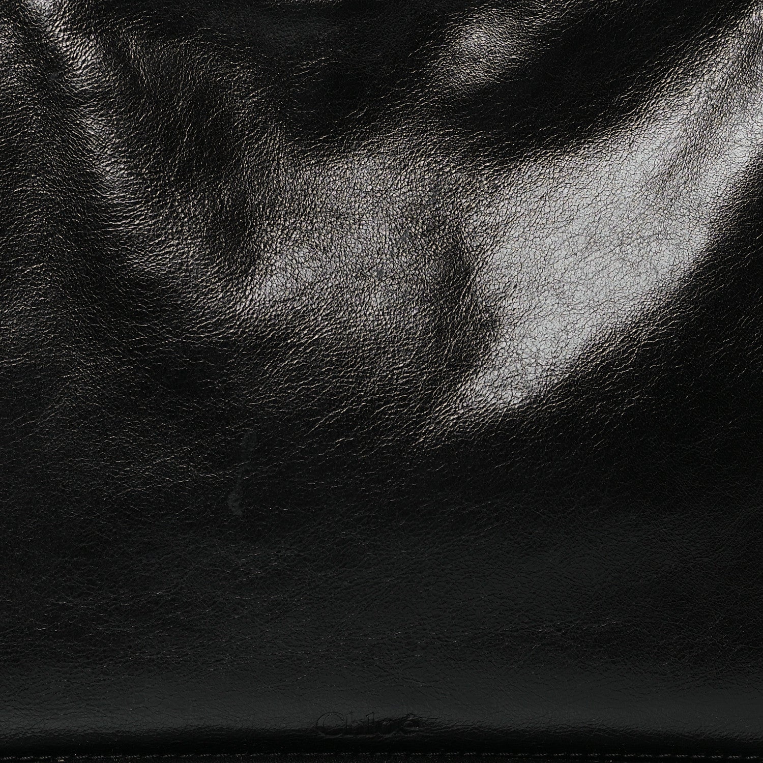 Chloe Natural Shiny Calfskin Large Paraty 24 Bag Black 8 of 10