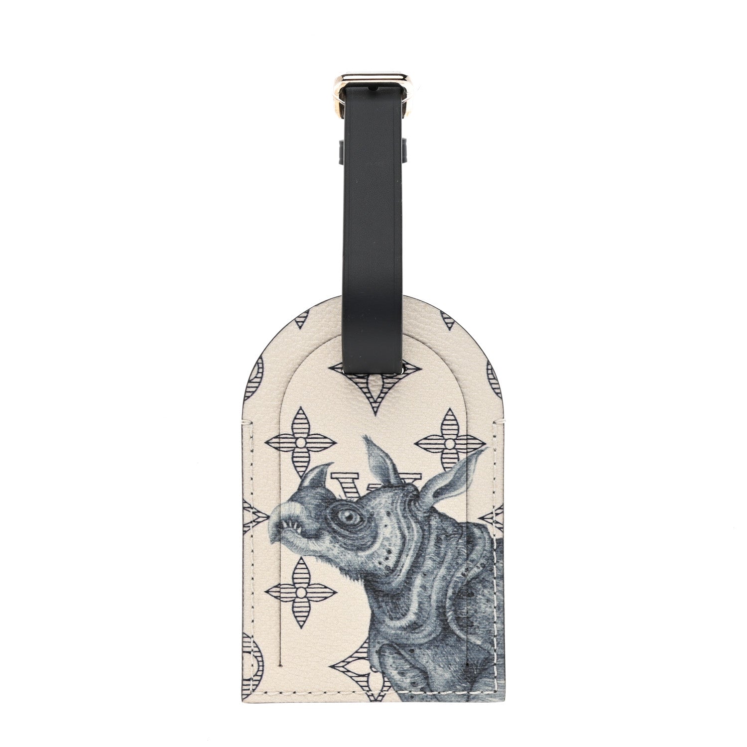 Louis Vuitton Savane Monogram Rhinoceros Chapman Luggage Tag 1 of 3