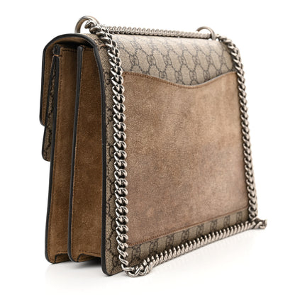 Gucci GG Supreme Monogram Medium Dionysus Shoulder Bag Taupe 3 of 15