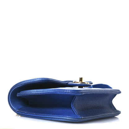 Chanel Caviar Quilted Small Sunset On The Sea Flap Blue 4 of 12