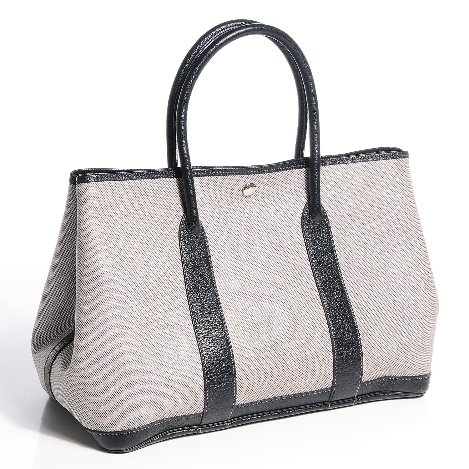 Hermes Toile Buffle Skipper Garden Party 36 MM Tote Black 3 of 9
