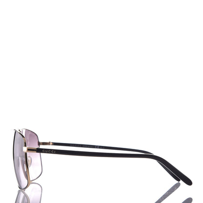 Gucci Aviator GG 2214/K/S Sunglasses Black Gold 3 of 8