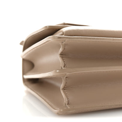 Saint Laurent Calfskin Medium Monogram Sunset Dark Beige 9 of 10