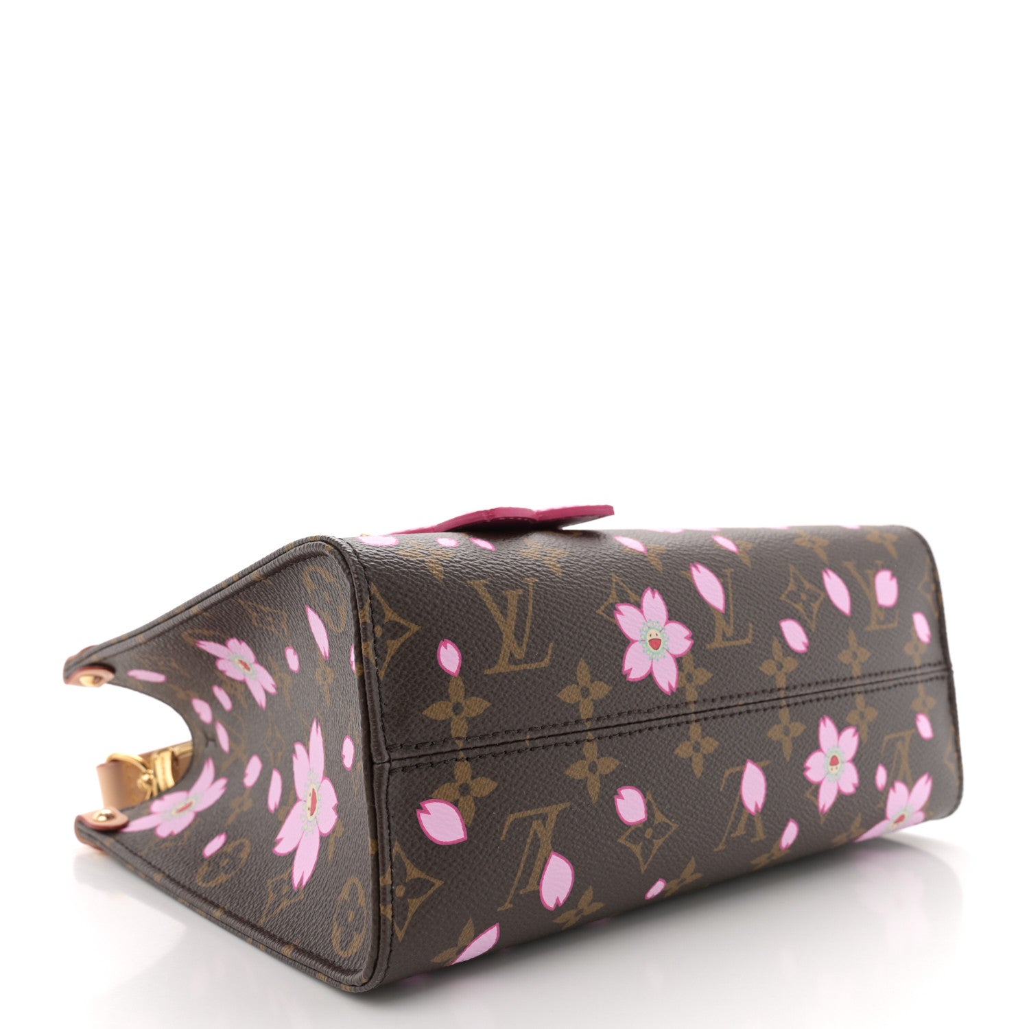 Louis Vuitton LV X TM Monogram Cherry Blossom Onthego PM Sakura Brown 4 of 9