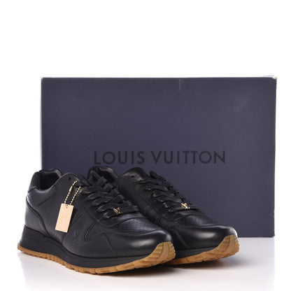 Louis Vuitton X SUPREME Calfskin Run Away Sneakers 7.5 Black 10 of 10