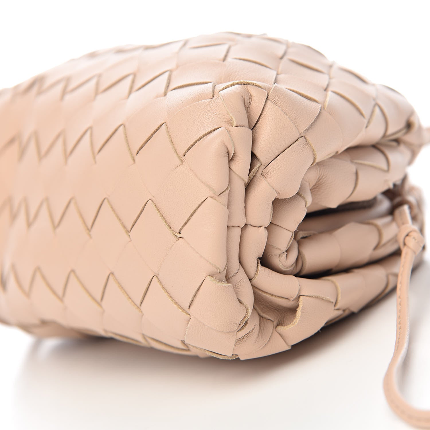 Bottega Veneta Nappa Intrecciato The Mini Pouch Almond 8 of 9