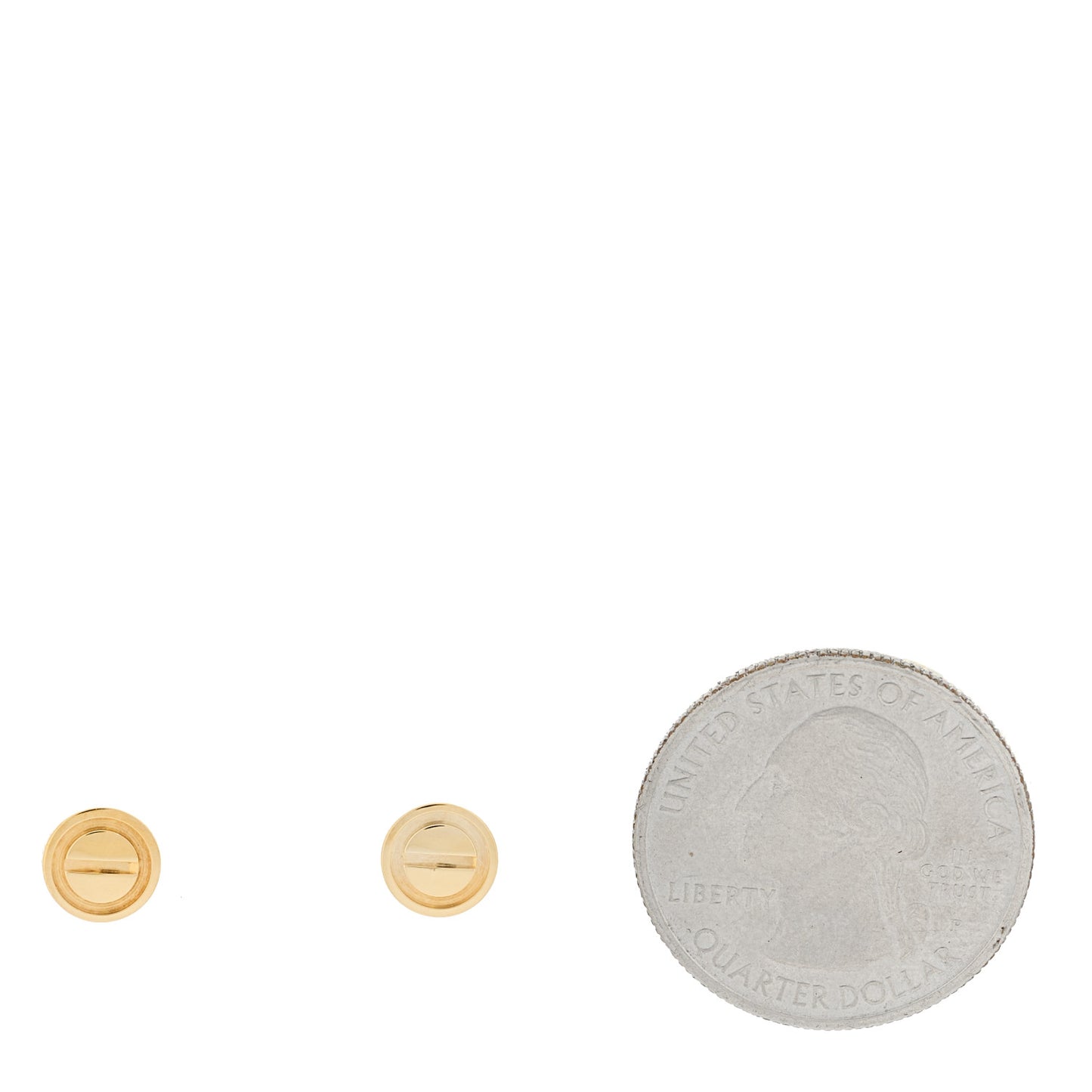 18K Yellow Gold LOVE Earrings