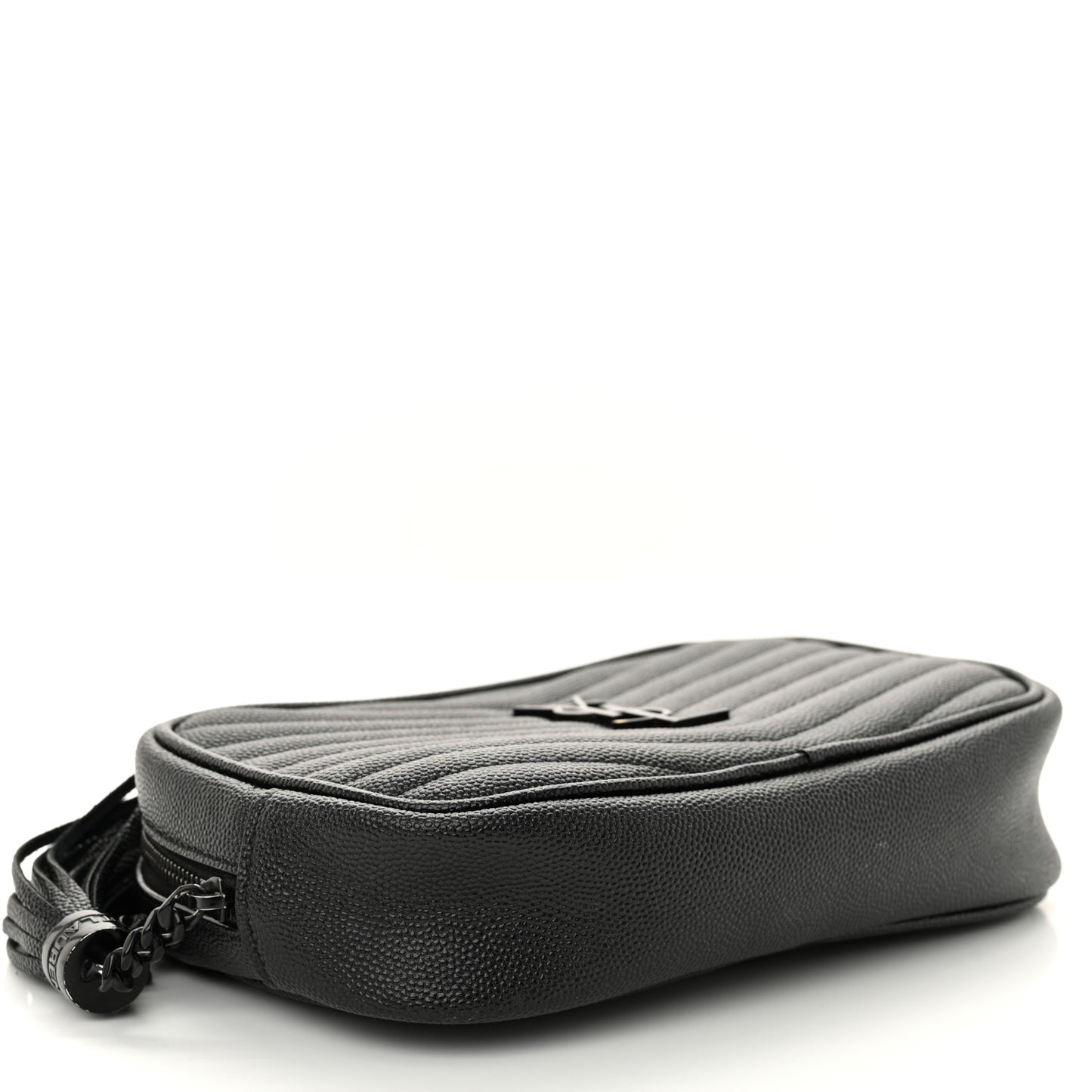 Grain De Poudre Matelasse Monochrome Monogram Mini Lou Camera Bag Black
