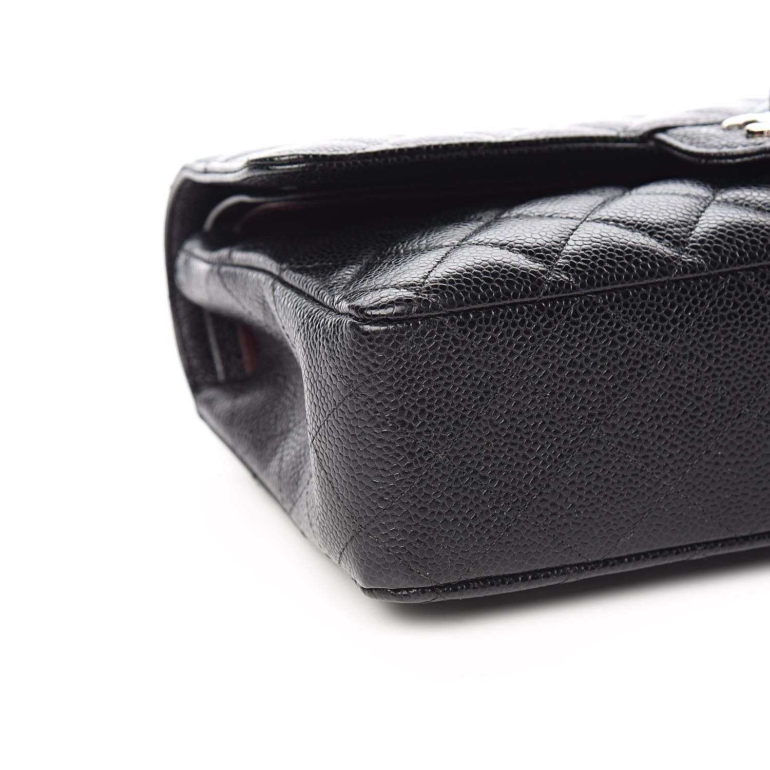 Chanel Caviar Quilted Medium Double Flap Black 8 of 10