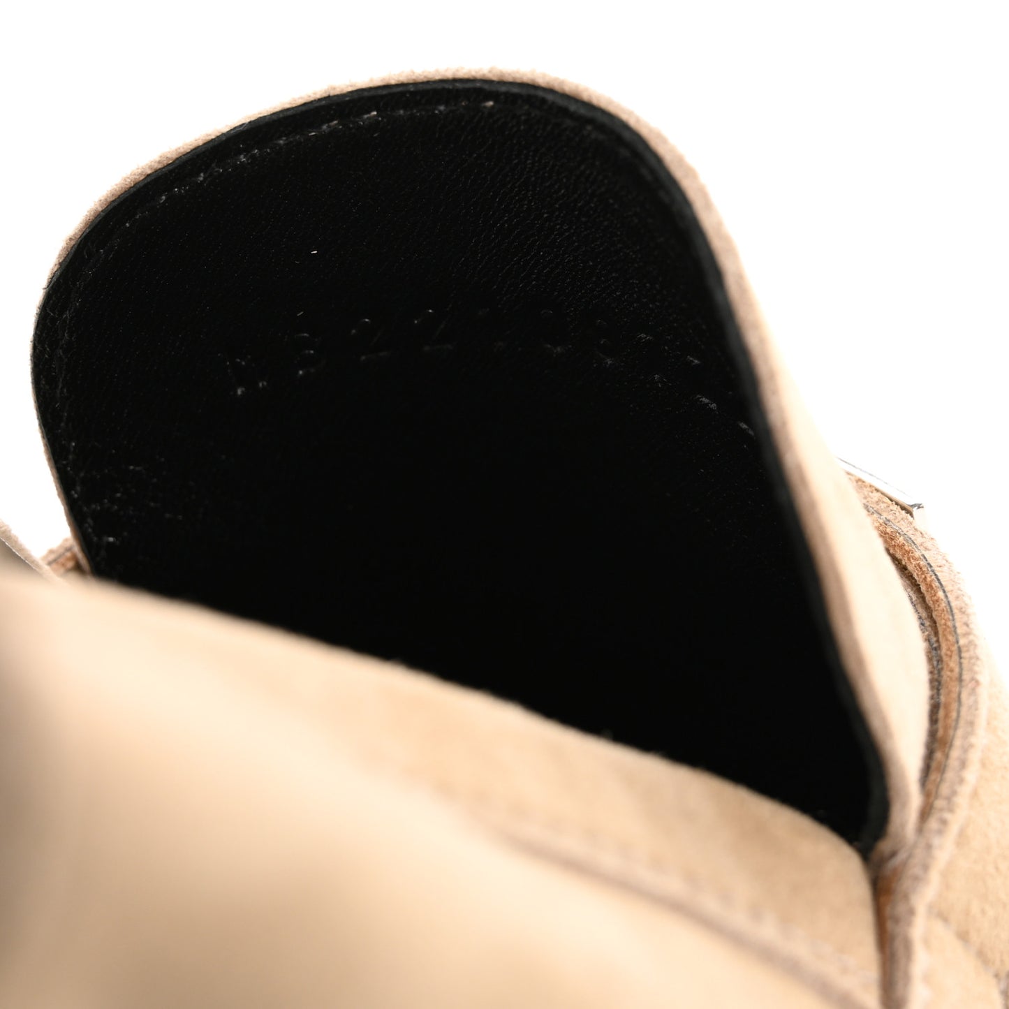 Suede Goatskin Womens Destin Loafers 36 Beige Argile