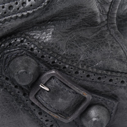 Balenciaga Agneau Giant Brogues Hardware City Anthracite 24 of 33