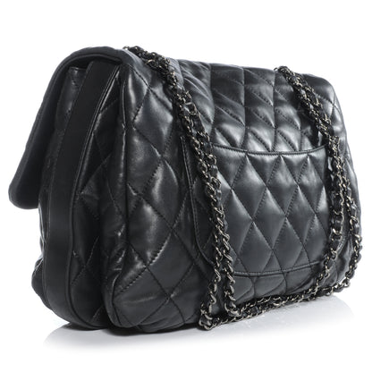 Chanel Lambskin Quilted 3 Maxi Flap Black 3 of 9
