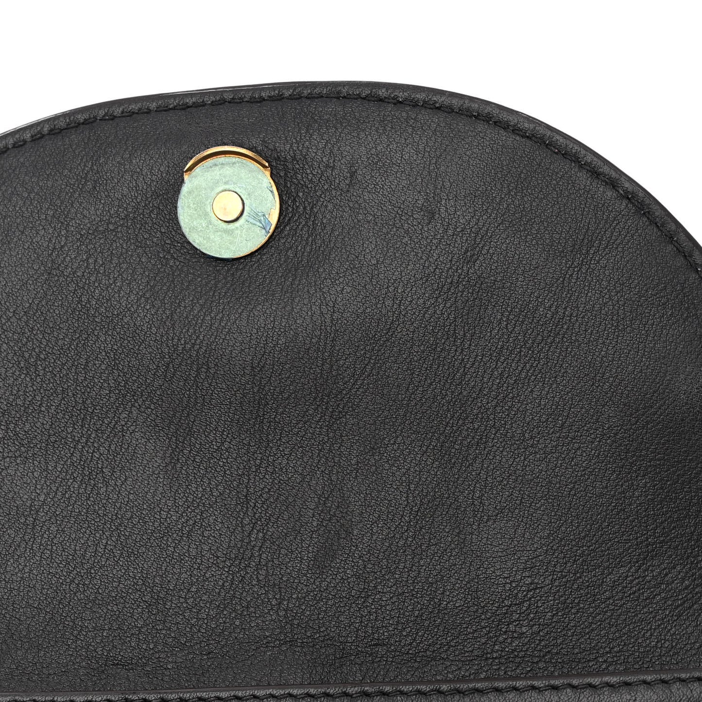 Calfskin Small Nile Bracelet Minaudiere Bag Black