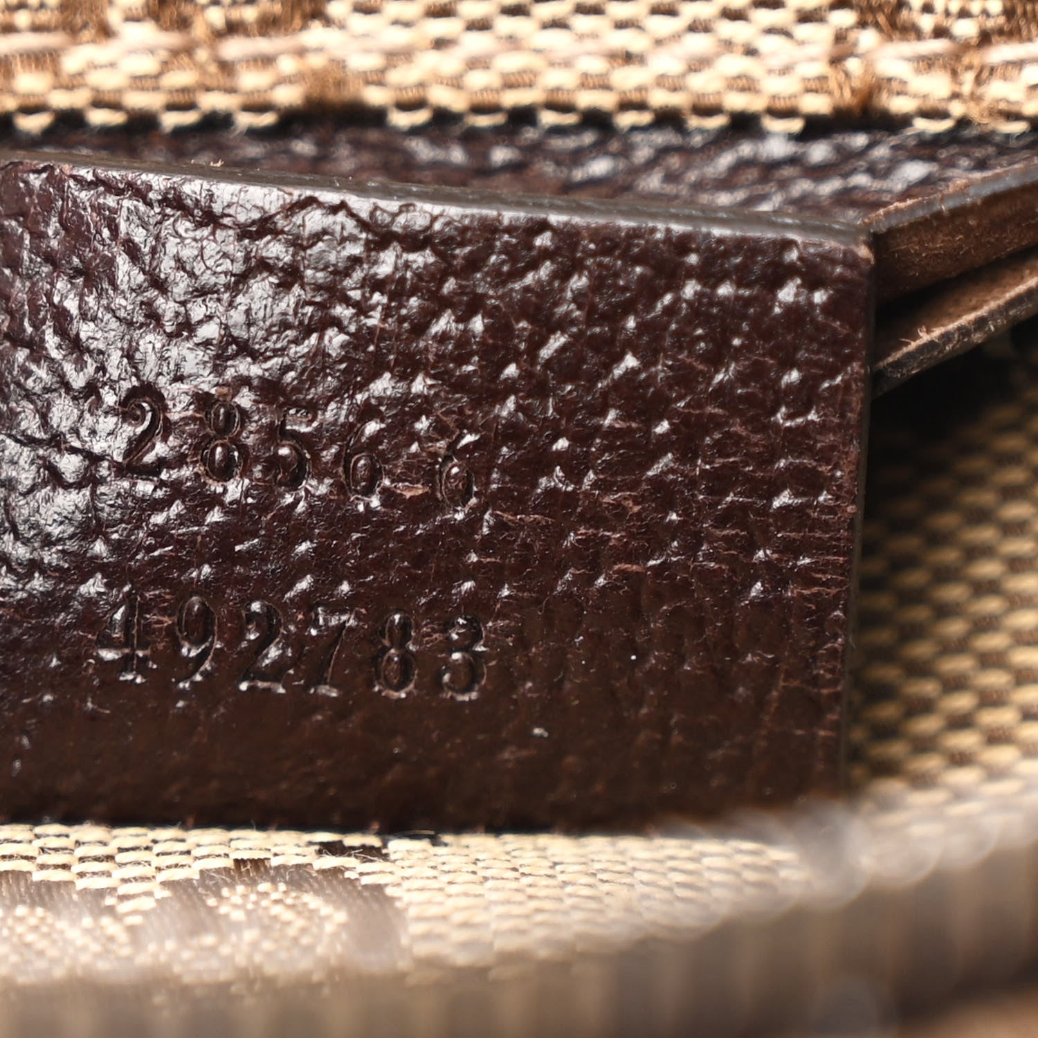 Gucci Monogram Web Belt Bag Dark Brown 8 of 13
