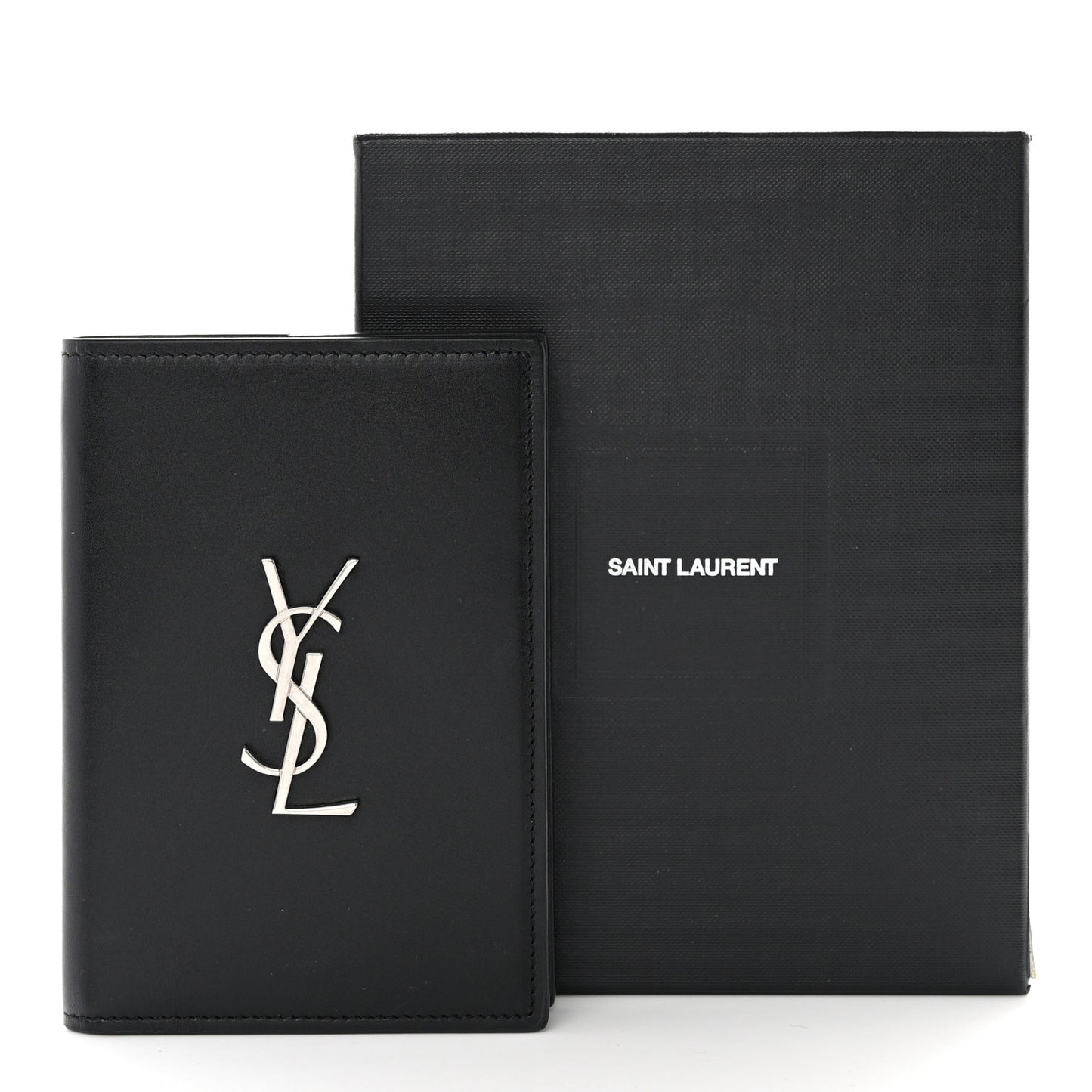 Grain De Poudre Passport Holder Black