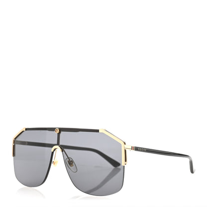 Gucci Metal Rimless Square Sunglasses GG0291S Black Gold 1 of 9