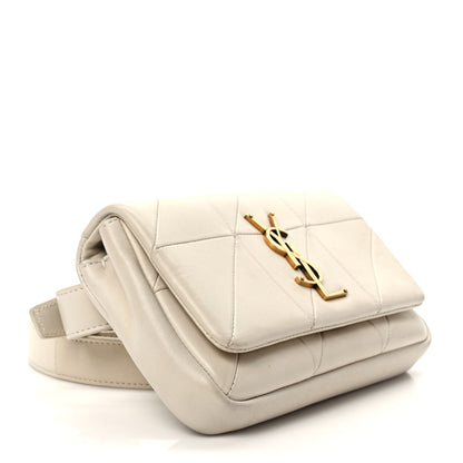 Saint Laurent Lambskin Monogram Jamie Belt Bag Crema Soft 4 of 10