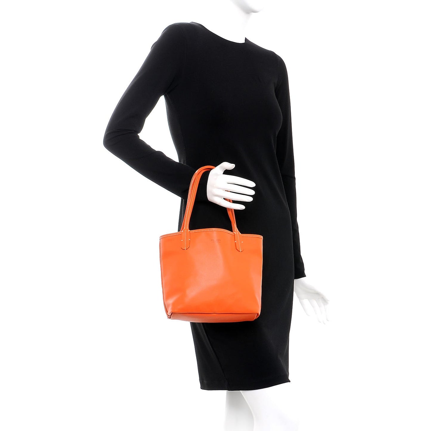 Goyardine Reversible Mini Anjou Orange