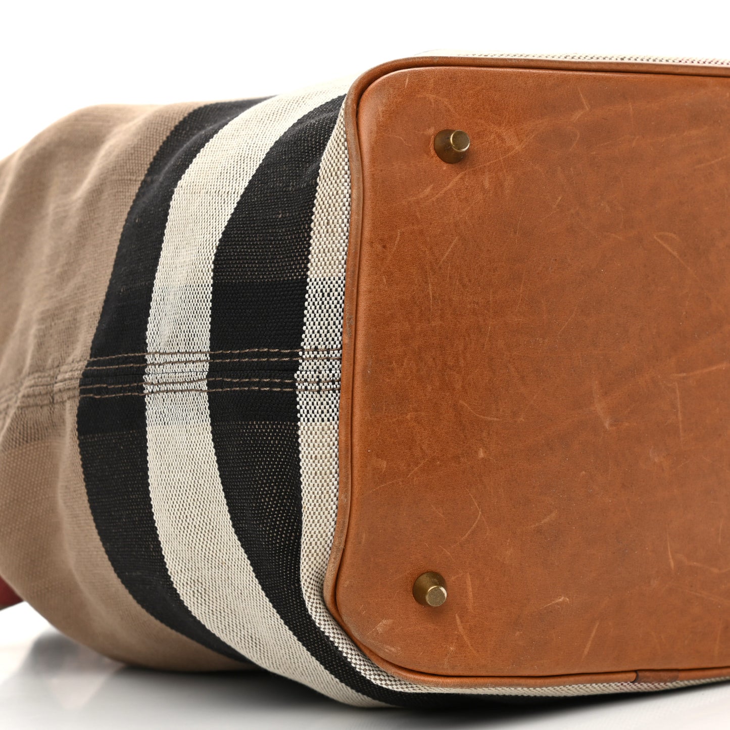 Canvas Mega Check Medium Ashby Hobo Saddle Brown