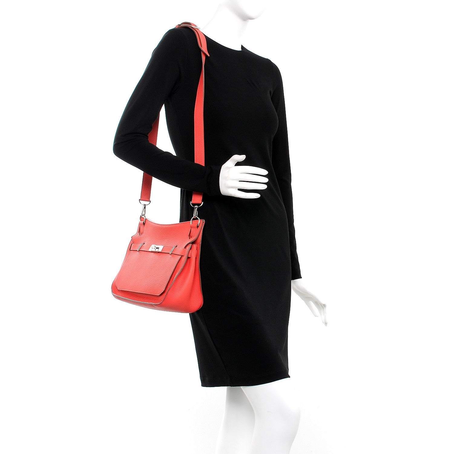 Hermes Taurillon Clemence Jypsiere 28 Rose Jaipur 2 of 7