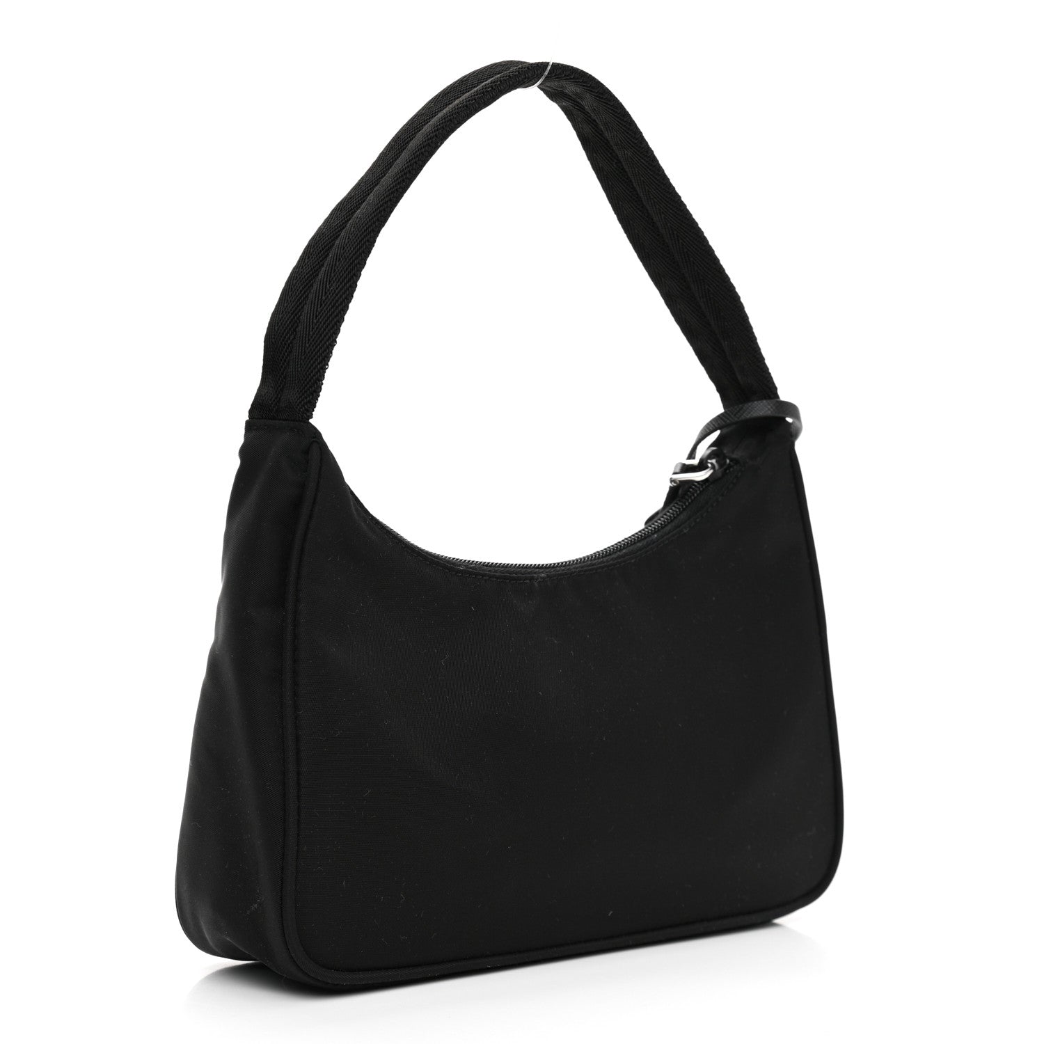 Prada Tessuto Nylon Mini Re-Edition 2000 Bag Black 3 of 10