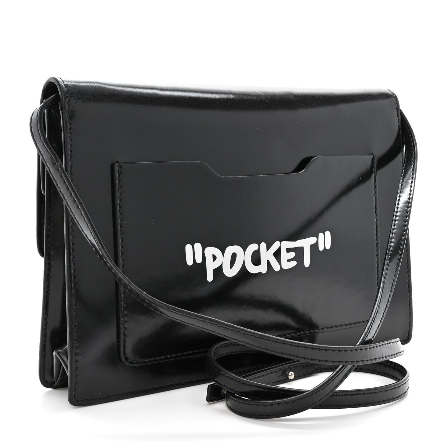 Calfskin Jitney 1.0 Not For Sale Shoulder Bag Black