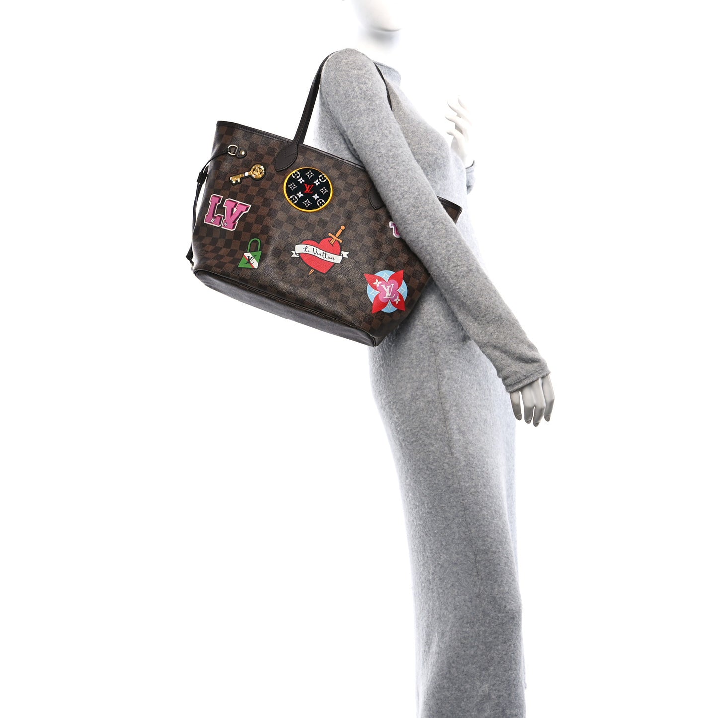 Damier Ebene Travel Stickers Neo Neverfull MM