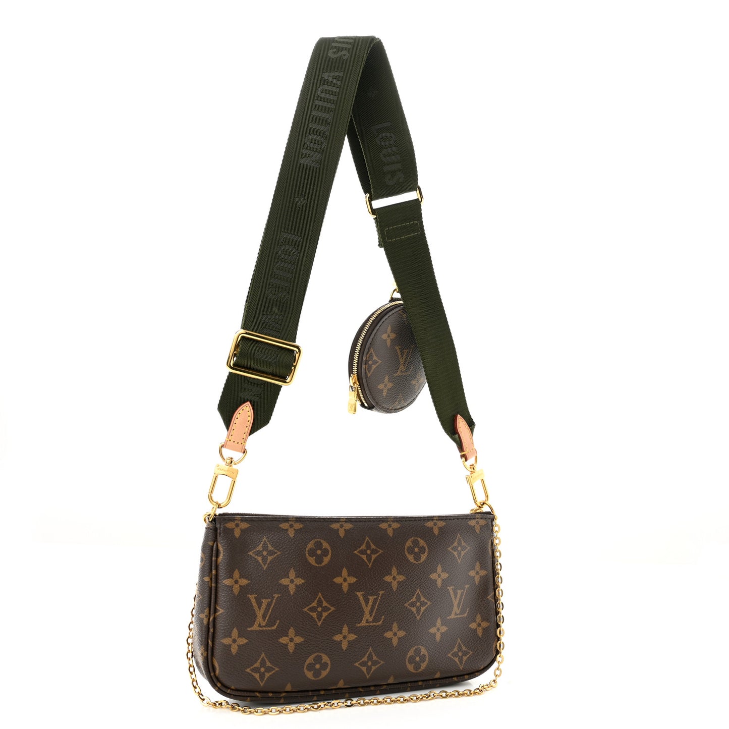 Monogram Multi Pochette Accessories Kaki